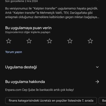 Mobil Bankacılık Güncelleme Sorunu