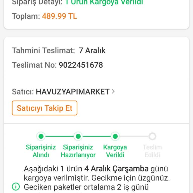 Kargom Neden Hareketsiz?