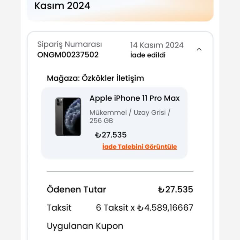 Getmobil'den Aldığım Ayıplı Ürün Ve İade Sorunu
