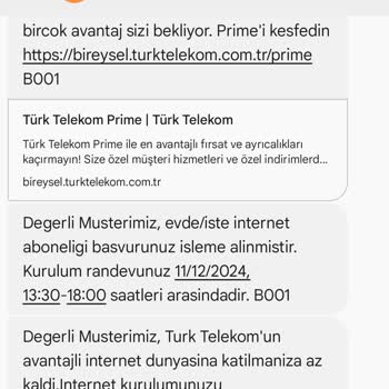 Randevu Saatinde Gelmeyen Kurulum Ekibi