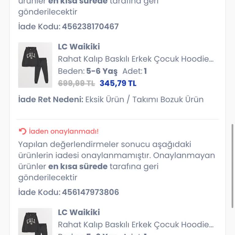 Eksik Ürün Teslimatı Ve İade Sürecindeki Sorunlar