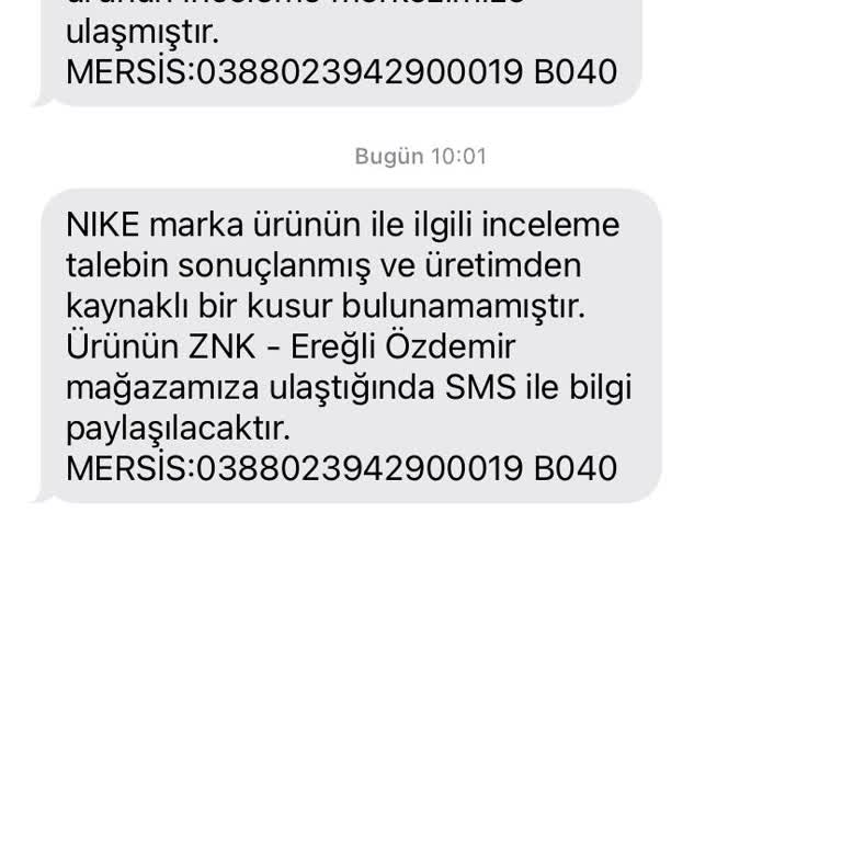 Nike Ayakkabıda Ses Ve Açılma Sorunu