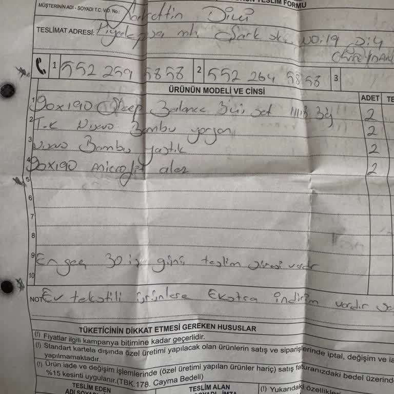 Teslimat Gecikmesi Ve Müşteri Mağduriyeti