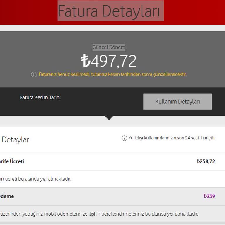 Vodafone'da Bilgimiz Dışında Kesilen Ücretler Ve Mağduriyet