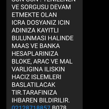 Haksız Borç Talebi Ve Rahatsız Edici İletişimler