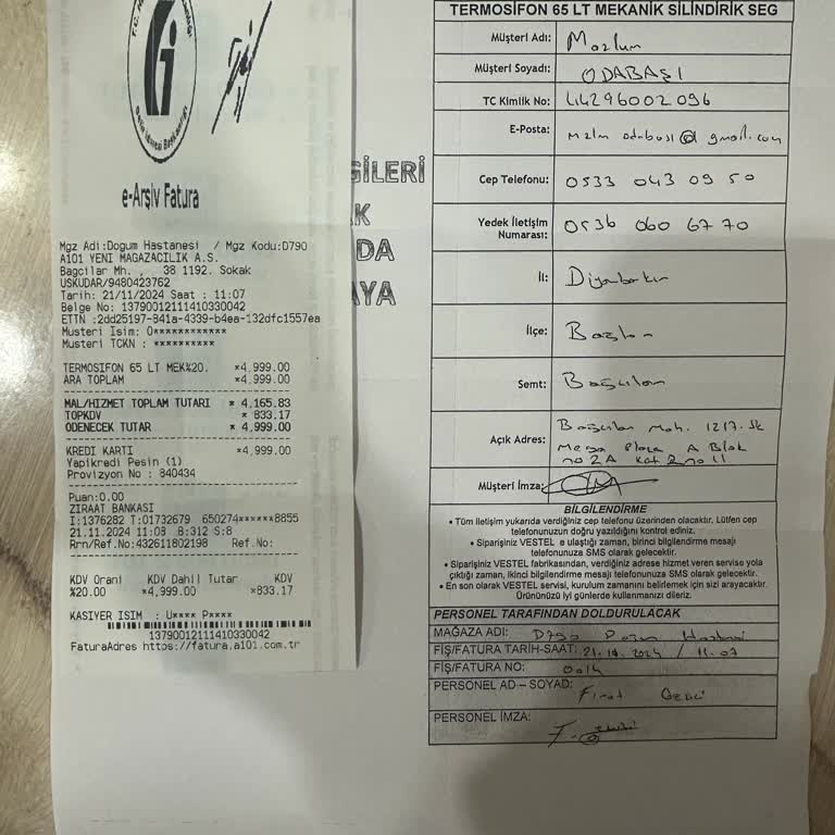 Termosifon Teslimatında Yaşanan Gecikme Ve İlgisizlik