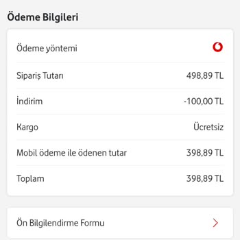 Vodafone Siparişim Kayboldu, Çözüm Yok