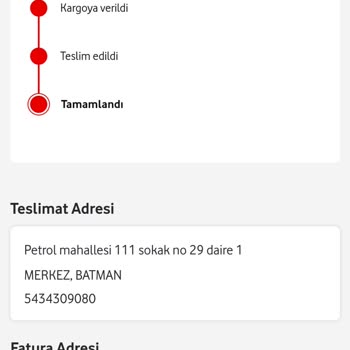 Vodafone Siparişim Kayboldu, Çözüm Yok