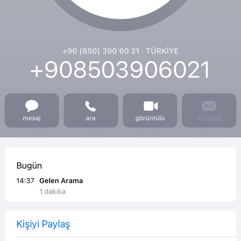 08503906021 Şüpheli Telefon Görüşmesi Ve Sorumluluk Reddi!