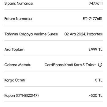 Yanlış İptal Ve Mağduriyet: Karaca Siparişimde Yaşadıklarım