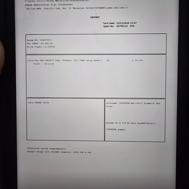 Otomatik Fon Kesintisi Mağduriyeti