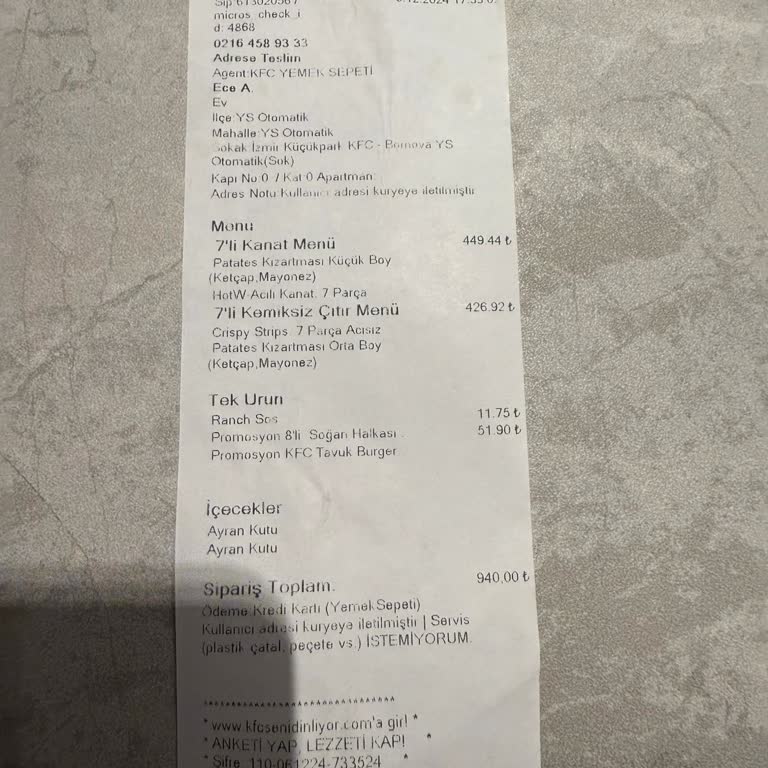 Eksik Sipariş Ve İlgisiz Müşteri Hizmeti