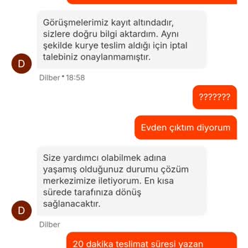 Teslimat Süresi Ve Müşteri Hizmeti Sorunu