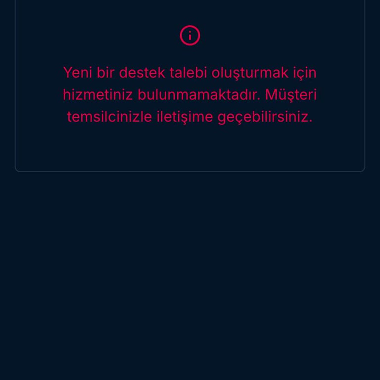 Bağlantı Sorunları Ve Erişilemeyen Destek
