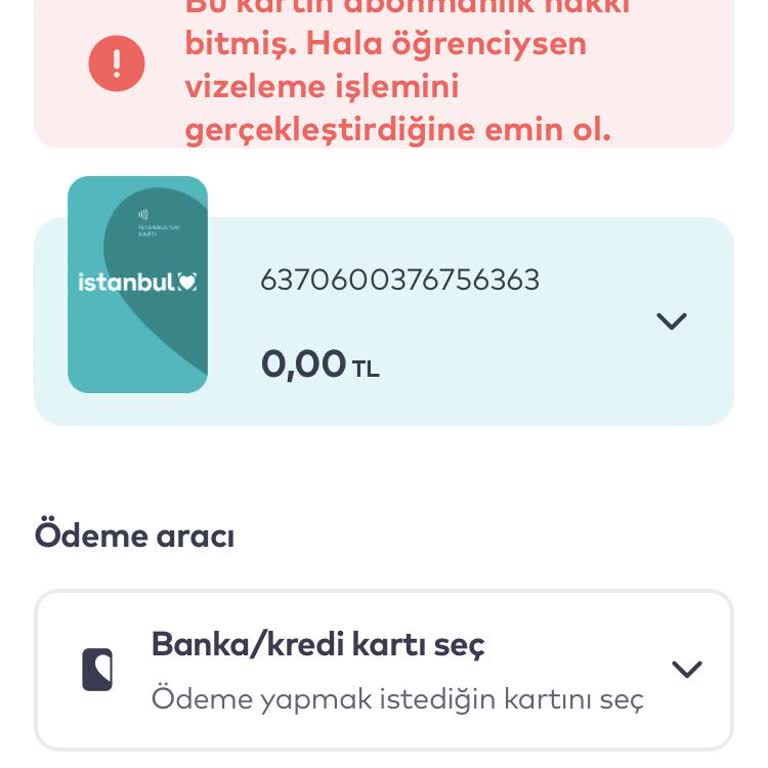 Öğrenci Kartım Neden İptal Edildi?