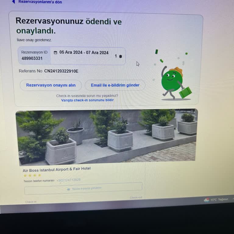 İstanbul Air Boss Otelinde Fatura Sorunu Yaşadık