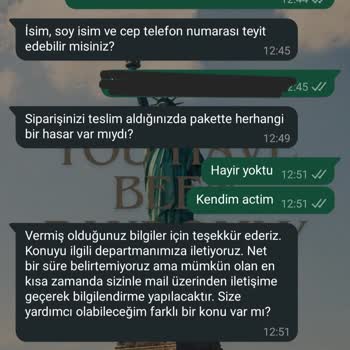 Eksik Ürünler Ve Yetersiz Müşteri Hizmeti Sorunu
