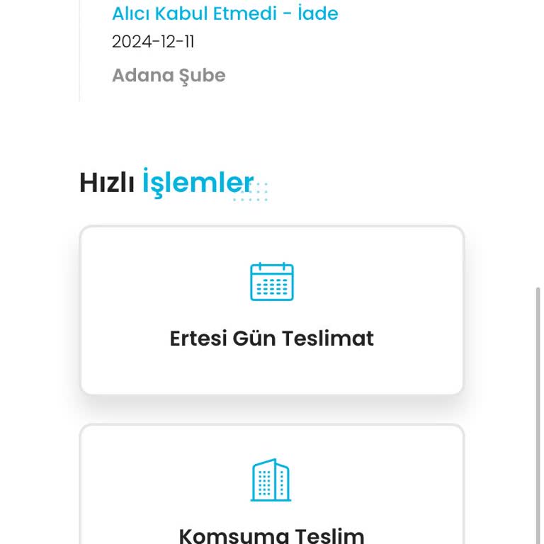 Kargo Teslimatında Yaşanan Sorun Ve Hayal Kırıklığı