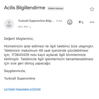 Kullanmadığım İnternet İçin Fatura Ödemesi