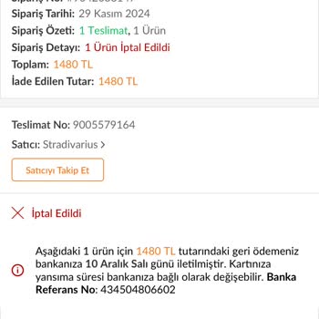 Trendyol Alışverişimin Habersiz İptali Ve Ulaşılamayan Müşteri Hizmetleri