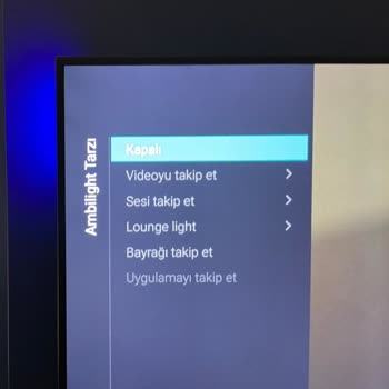 Philips Ambilight Ayar Sorunu