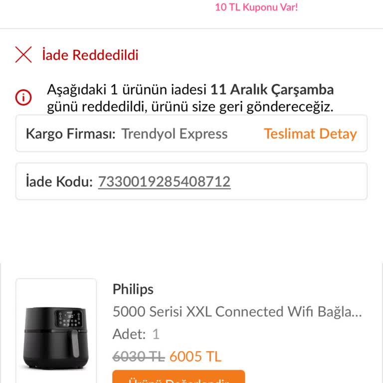 İade Sürecinde Yaşanan Hayal Kırıklığı Ve Müşteri Hizmetleri Deneyimi