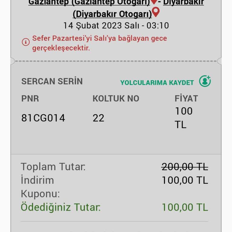 Obilet Hesabımdaki Geçmiş Seyahatleri Silemiyorum