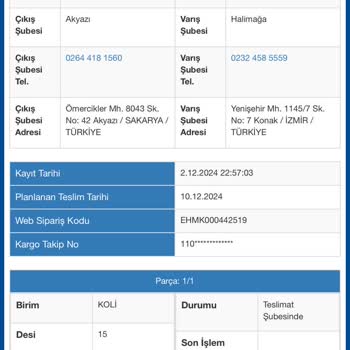 Kayıp Kargo Ve İlgisiz Müşteri Hizmetleri Sorunu