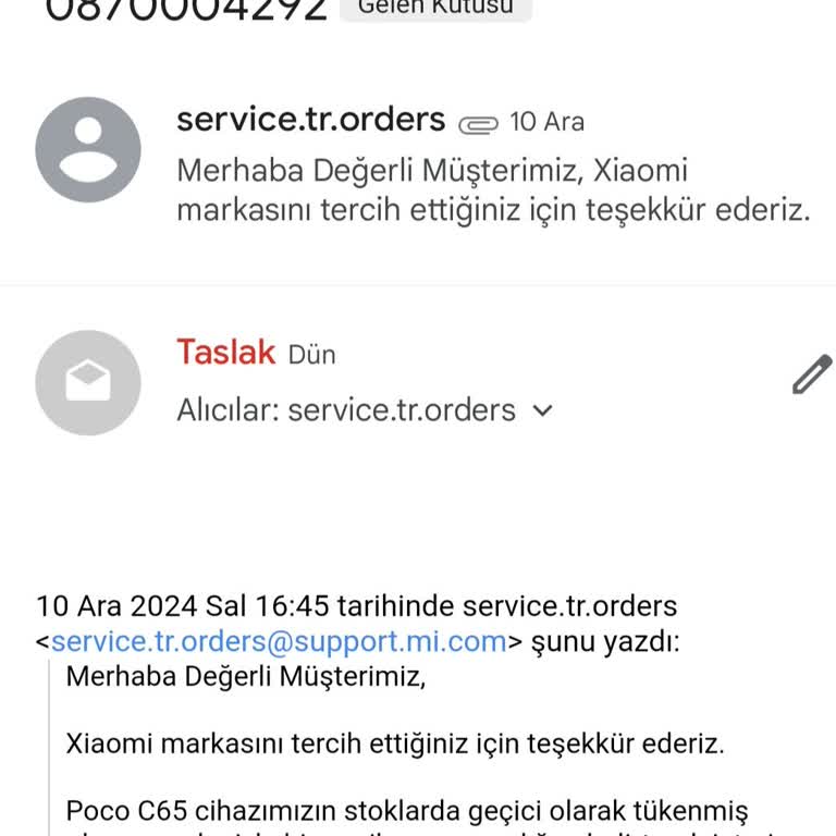 Xiaomi Türkiye'den Sipariş Verdiğim Telefon Hala Ulaşmadı