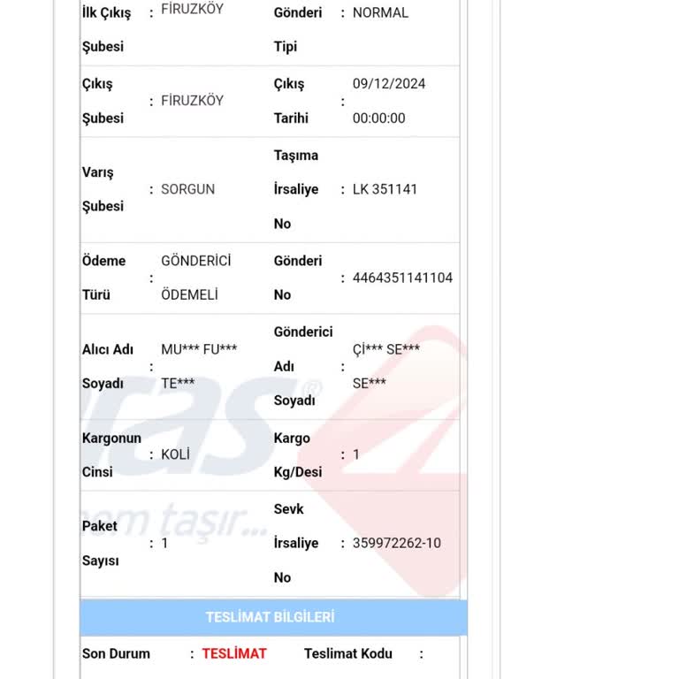 Kargo Teslimatında Adres Yanıltması Ve Mağduriyet