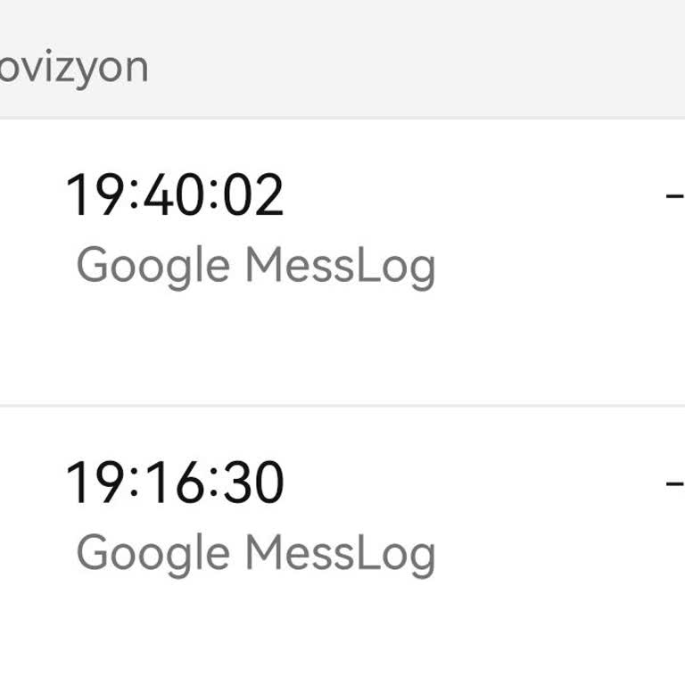 Messlog Uygulaması Çalışmıyor!