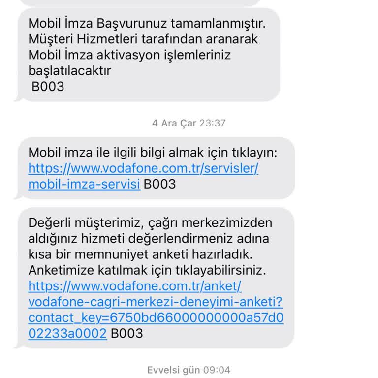 Vodafone Mobil İmza Aktivasyonunda Yaşanan Gecikme Ve Mağduriyet