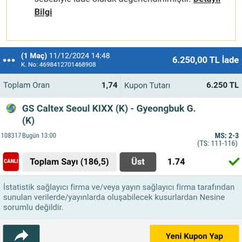Bahis İşlemlerinde Haksızlık Ve Yanıltıcı Bilgilendirme