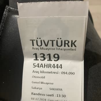 TÜVTÜRK'te Kartla Fazla Ücret Alımı