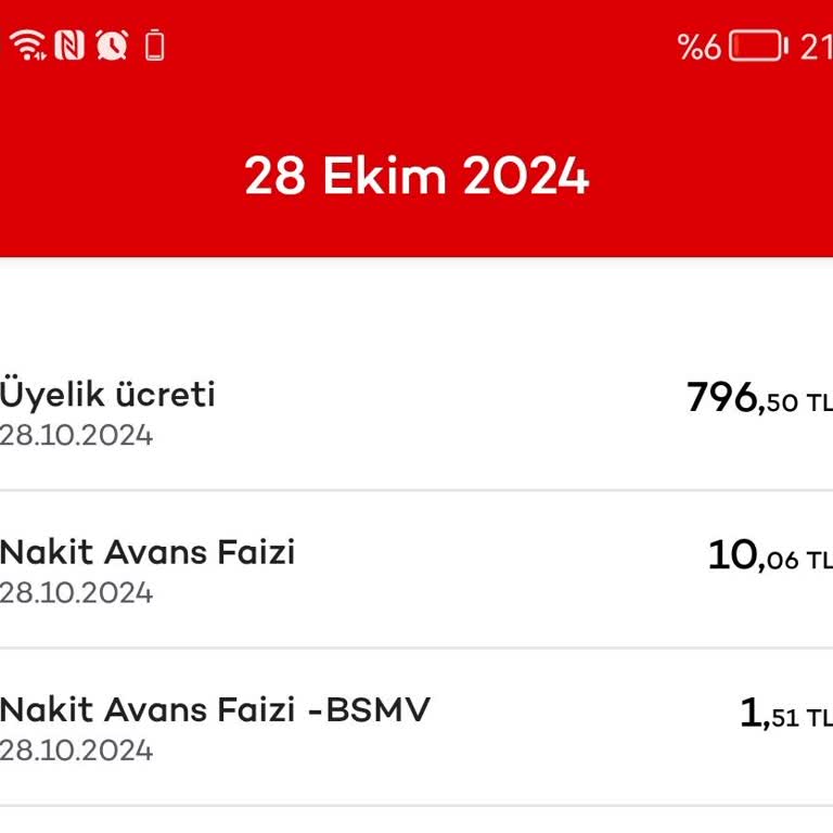 Haksız Üyelik Ücreti İadesi Talebi
