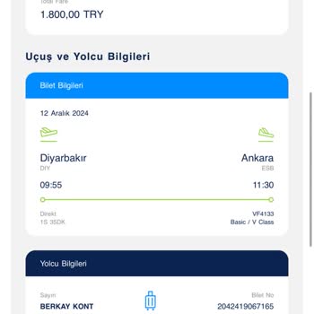 Uçak Bileti İptalinde Yetersiz İade