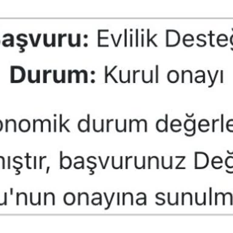 Evlilik Desteği Ödemesi Hala Yapılmadı