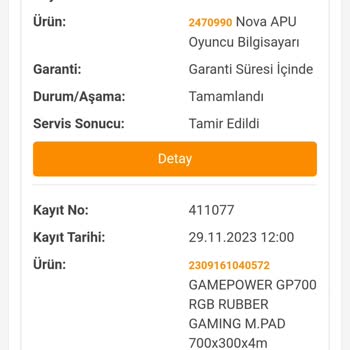 Yetersiz Servis Ve Bozuk Ürün Sorunu