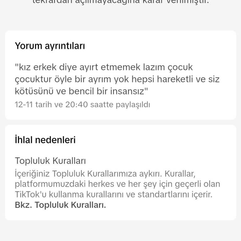 TikTok Yorumlarım Neden Sürekli Kaldırılıyor?