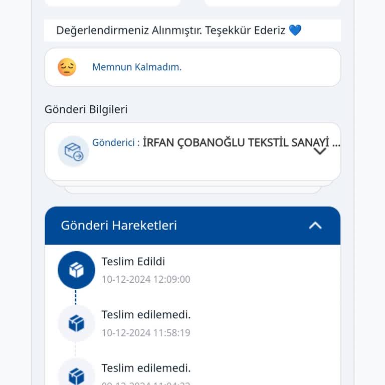 Yurtiçi Kargo'nun Bilgilendirme Ve Teslimat Sorunu