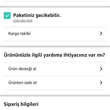Amazon.com.tr'den Sipariş Verdiğim Ürün 10 Gündür Kargoya Verilmiyor