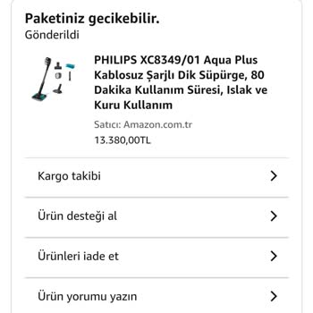 Amazon.com.tr'den Sipariş Verdiğim Ürün 10 Gündür Kargoya Verilmiyor