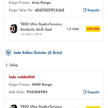 İade Sürecinde Yaşanan Sorunlar Ve Kalitesiz Ürün