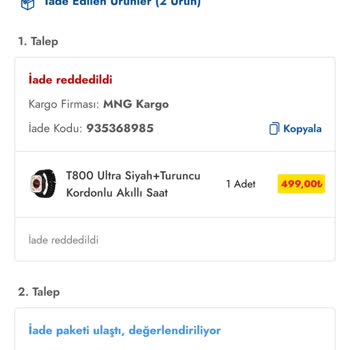 İade Sürecinde Yaşanan Sorunlar Ve Kalitesiz Ürün