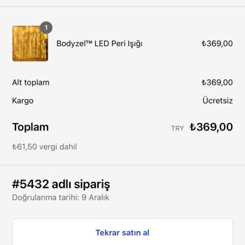 Siparişim Nerede? Bilgilendirme Ve İade Bekliyorum