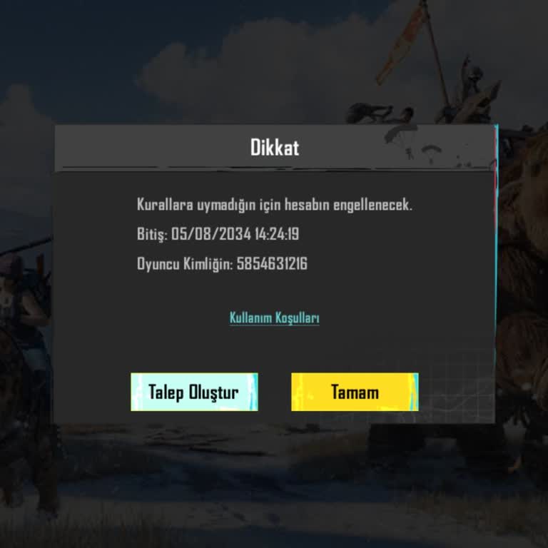 Çalınan Hesabım Yüzünden Haksız Ban Yedim