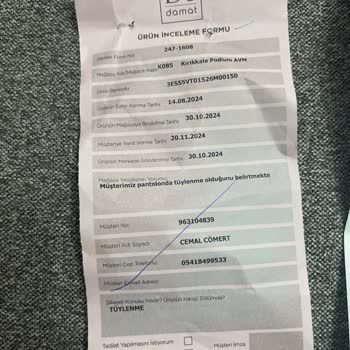 Düğün Sonrası Smokin Sorunu: İade Ve Tamir Talebi