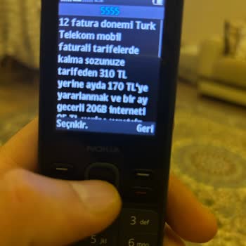 Yanlış Tarife Aktivasyonu Sorunu