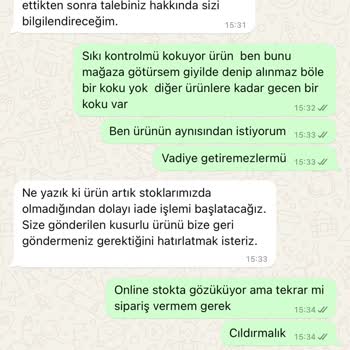 Zara'nın İade Sürecindeki Sorunlar
