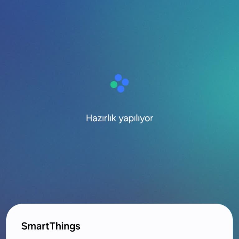 Samsung Telefon Smart Things Uygulama Giriş Sorunu